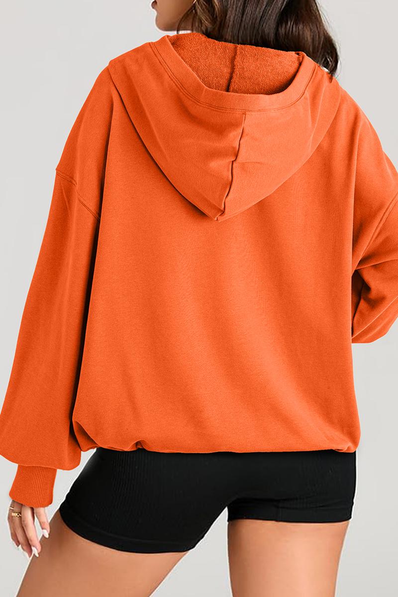 TBG Plain Long Sleeve Hoodie Sweatshirt