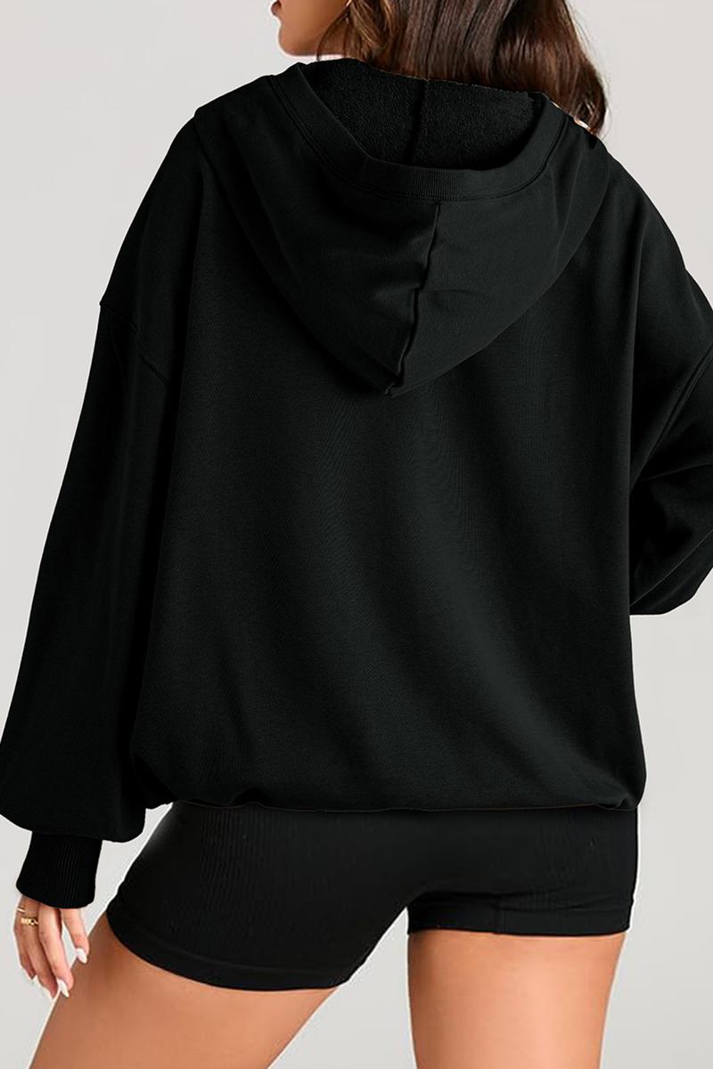 TBG Plain Long Sleeve Hoodie Sweatshirt