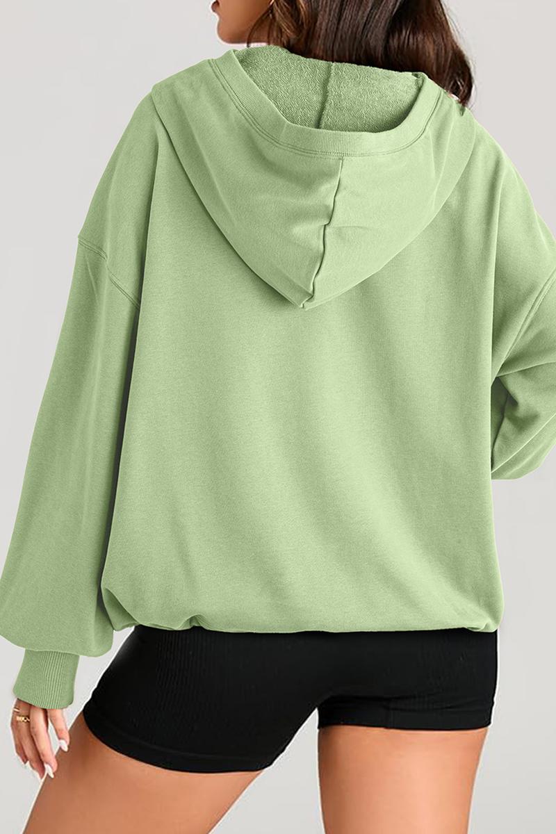 TBG Plain Long Sleeve Hoodie Sweatshirt