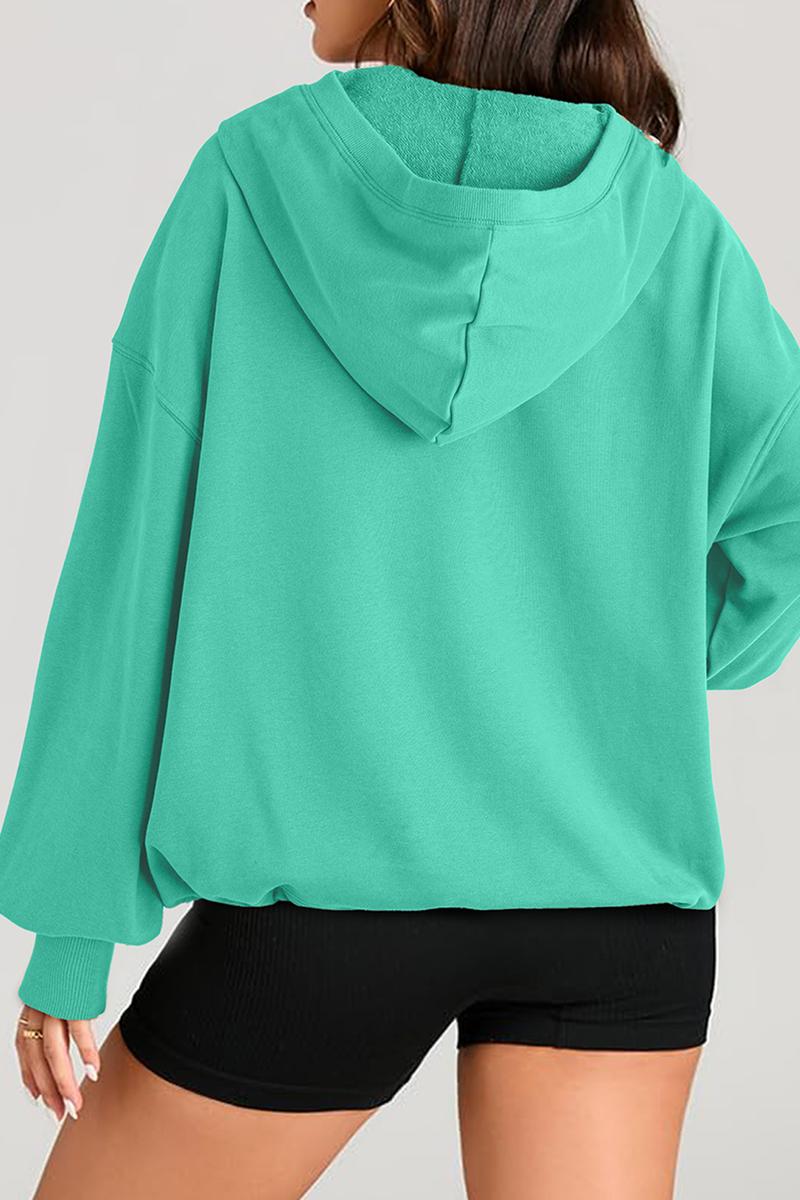 TBG Plain Long Sleeve Hoodie Sweatshirt